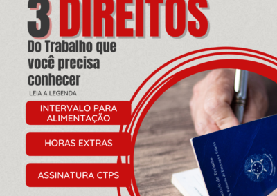 🔺3 Direitos do Trabalhador que você precisa conhecer.