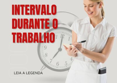 INTERVALO DURANTE O TRABALHO